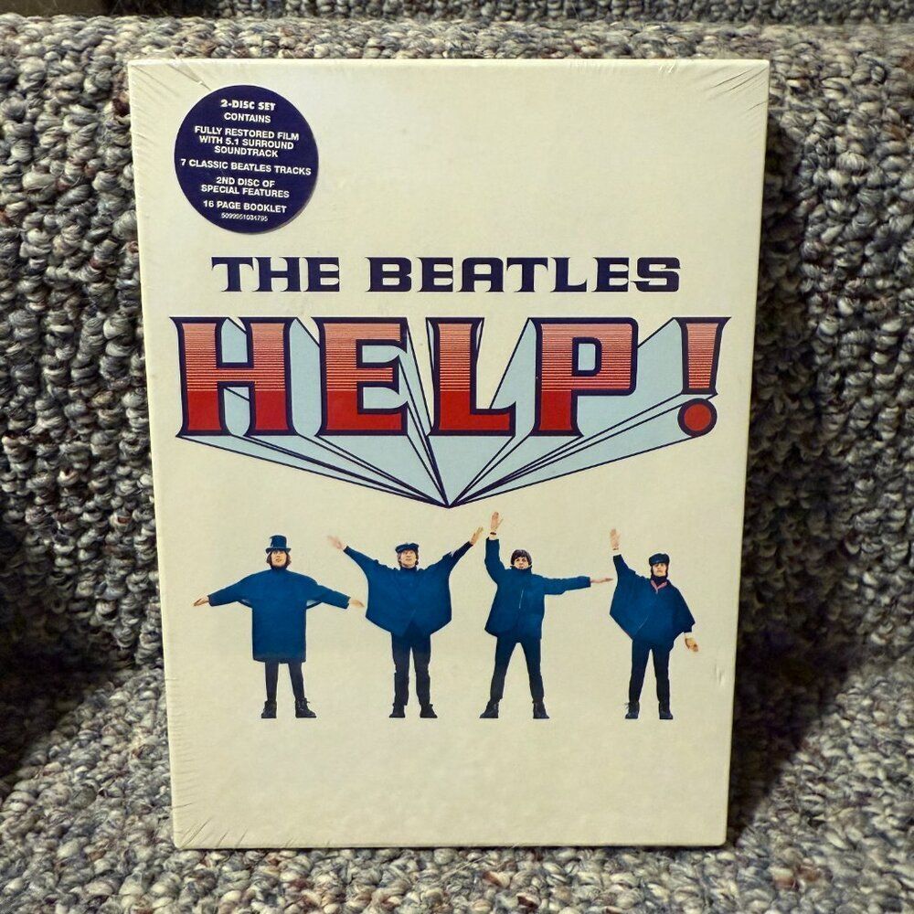 New Sealed The Beatles HELP! 2-DVD Special Edition 2007 16-Page Booklet Extras